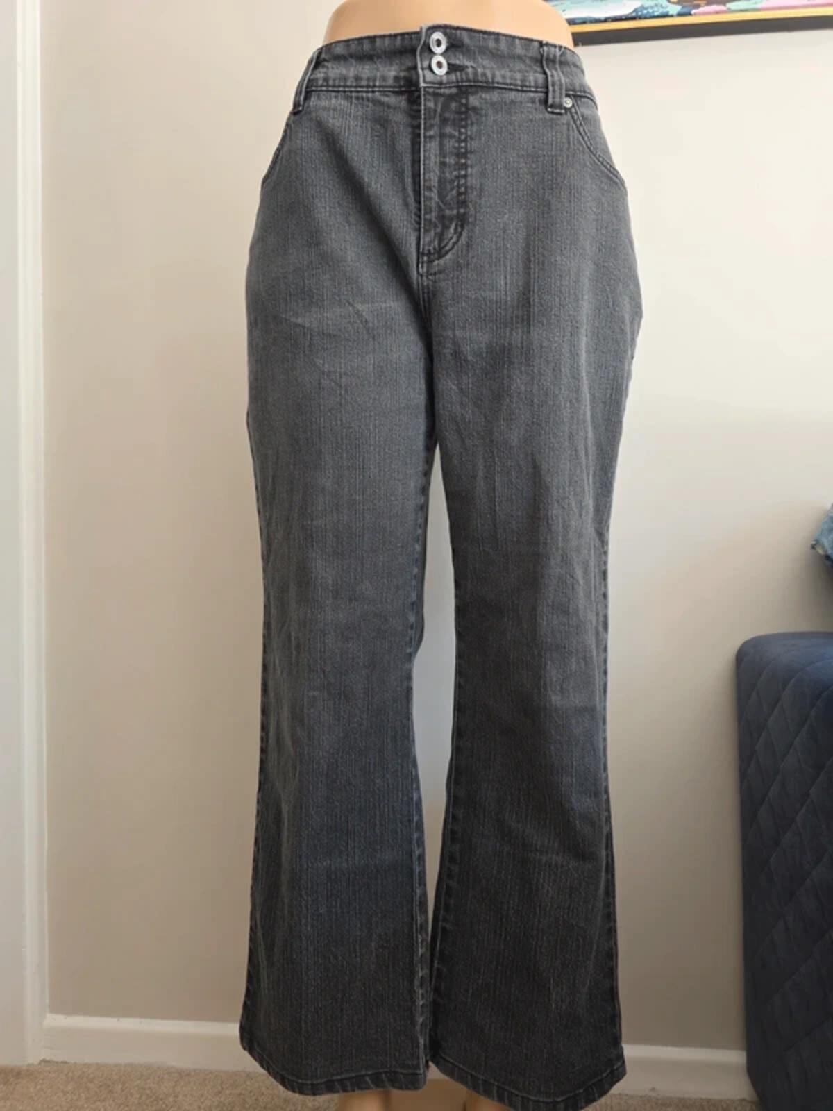 Midtown High Rise Relaxed Vintage Y2K Jeans UK Size 18 Petite