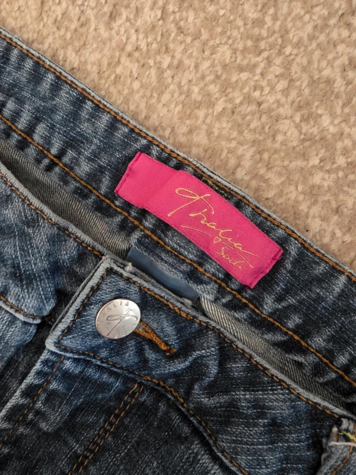 Vintage Y2K Thalia Sodi Mid Rise Flared Jeans UK Size 14