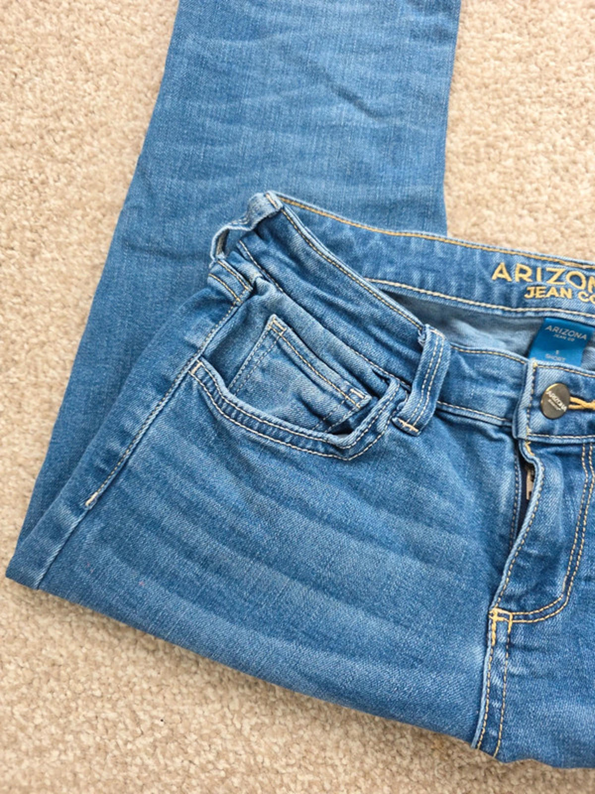 Vintage Y2K Arizona Jean Co Low Rise Bootcut Jeans UK Size 6 Petite