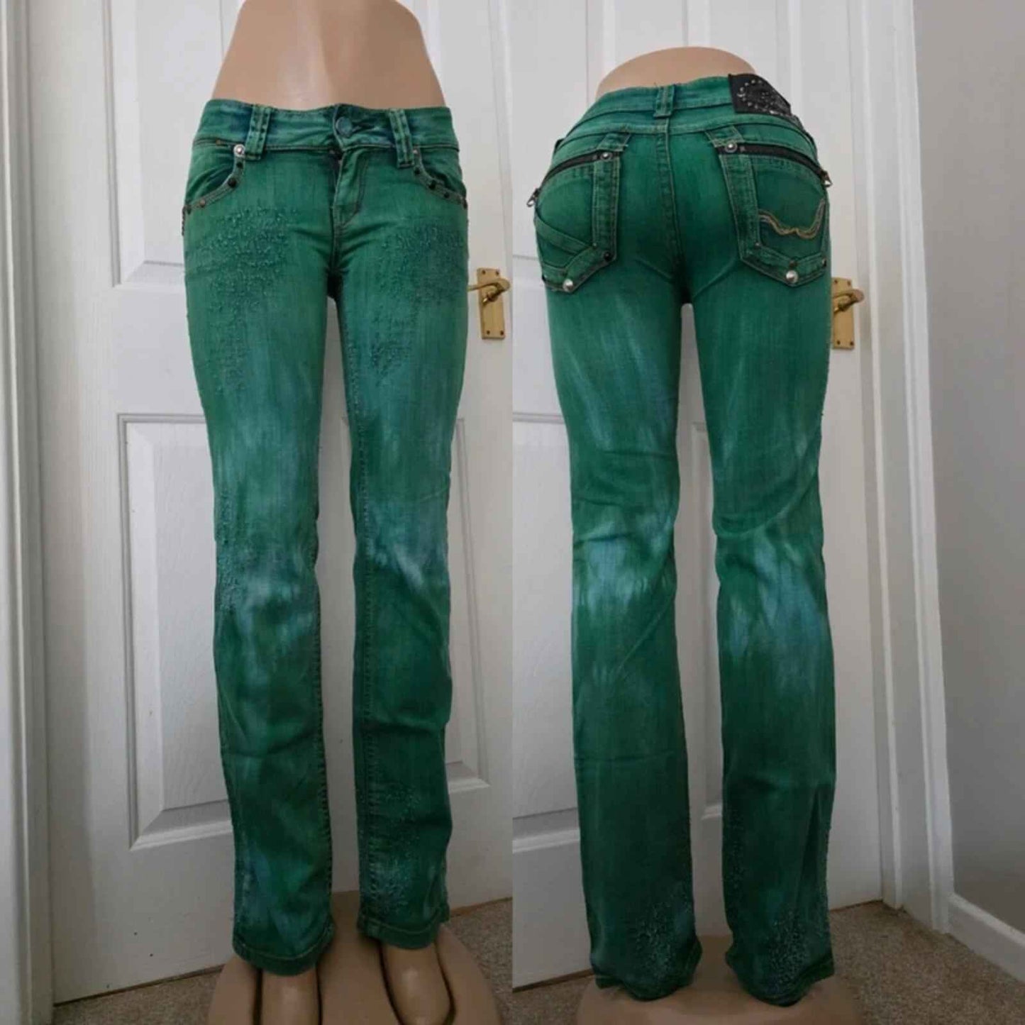 Jeans & Jeans Vintage Y2K Low Rise Straight Leg Jeans UK Size 8