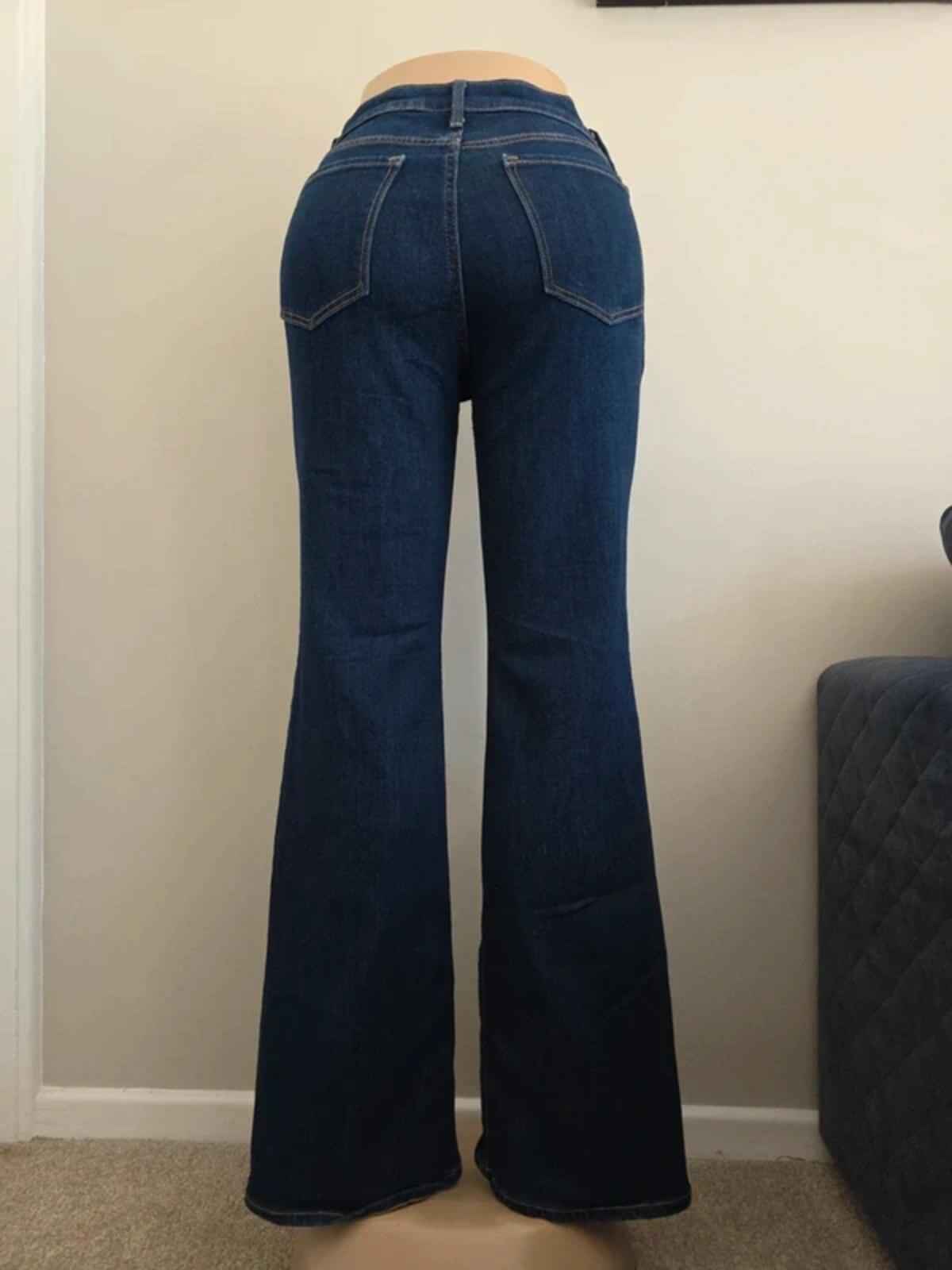 Old Navy High Rise Flared Vintage Y2K Jeans UK Size 8/10