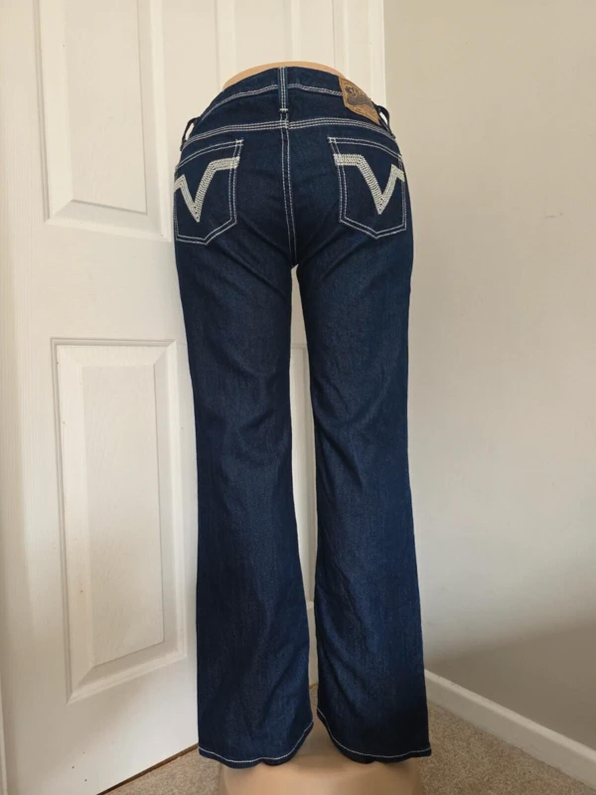 Vigoss Studio Low Rise Bootcut Vintage Y2K Jeans UK Size 12/14