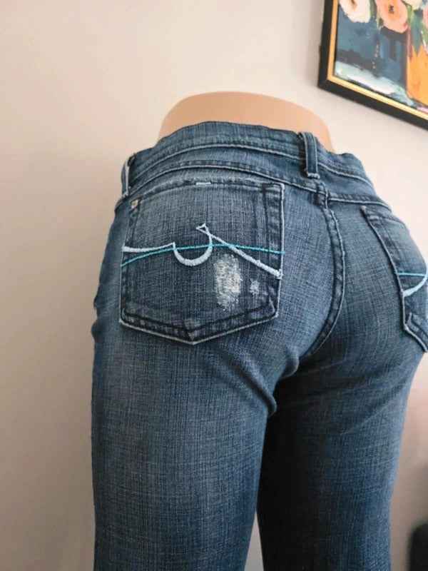Plastic by Sly Low Rise Bootcut Vintage Y2K Jeans UK Size 10 Tall