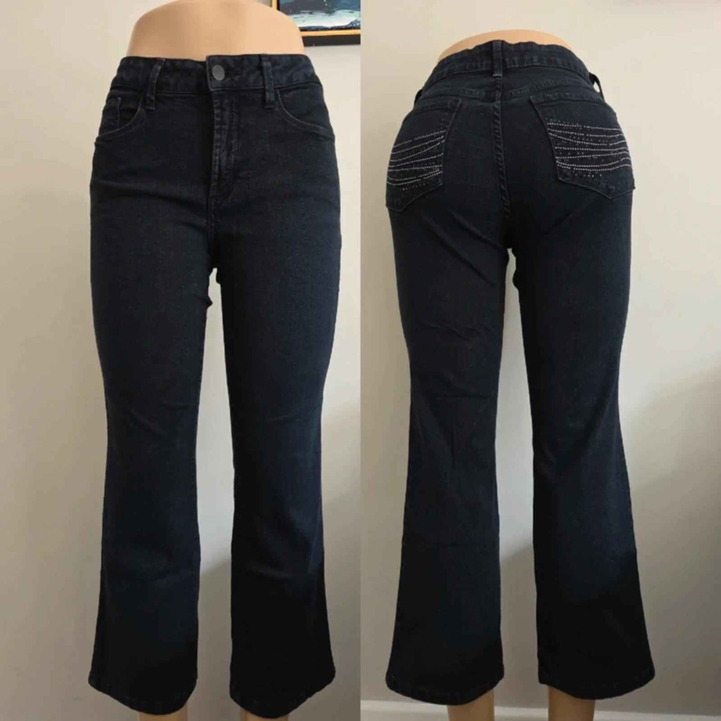 NYDJ Mid Rise Bootcut Vintage Y2K Jeans UK Size 8