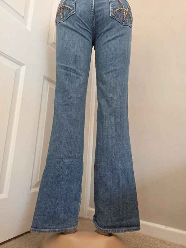 KUT from the Kloth Mid Rise Bootcut Vintage Y2K Jeans UK Size 10