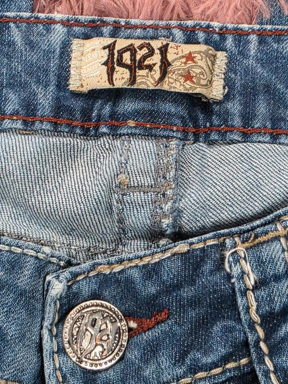 Vintage Y2K 1921 Western Glove Straight Leg Jeans UK size 10