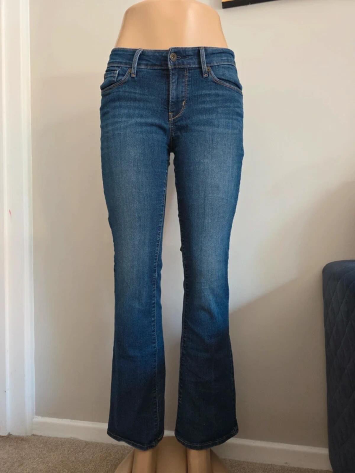 Levi's Denizen Low Rise Bootcut Vintage Y2K Jeans UK Size 10