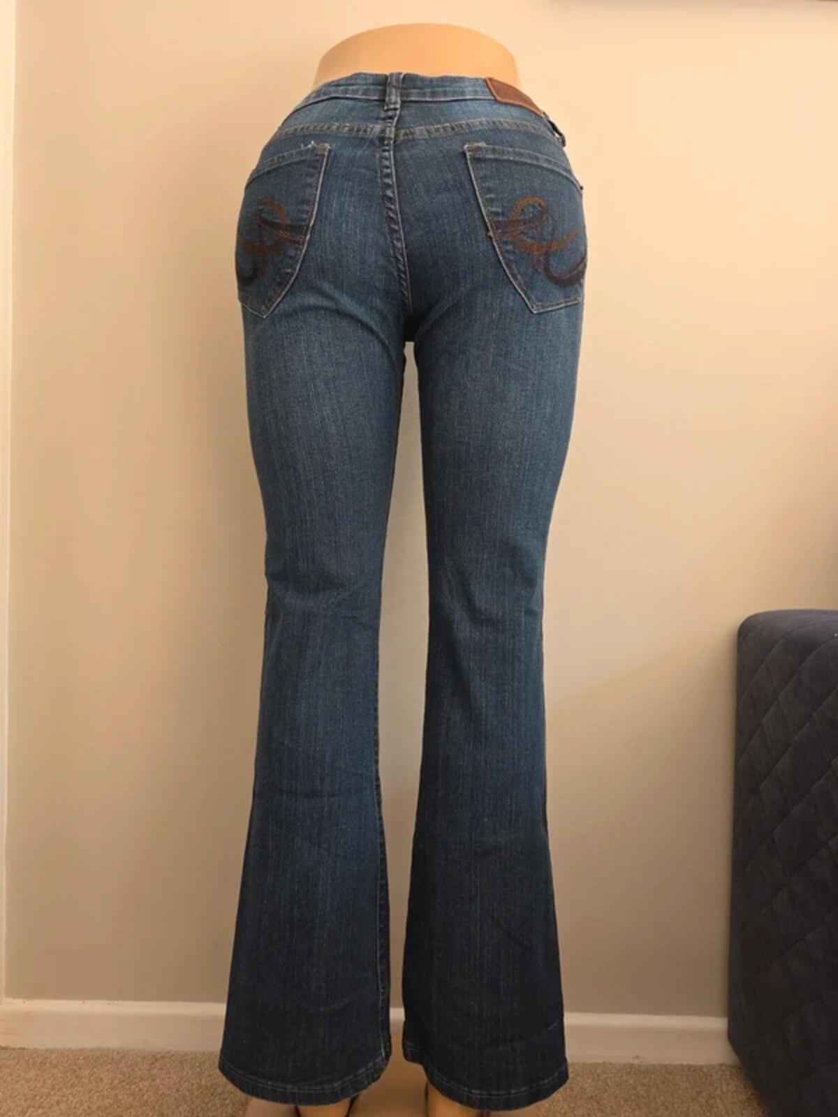 Express Low Rise Bootcut Vintage Y2K Jeans UK Size 8