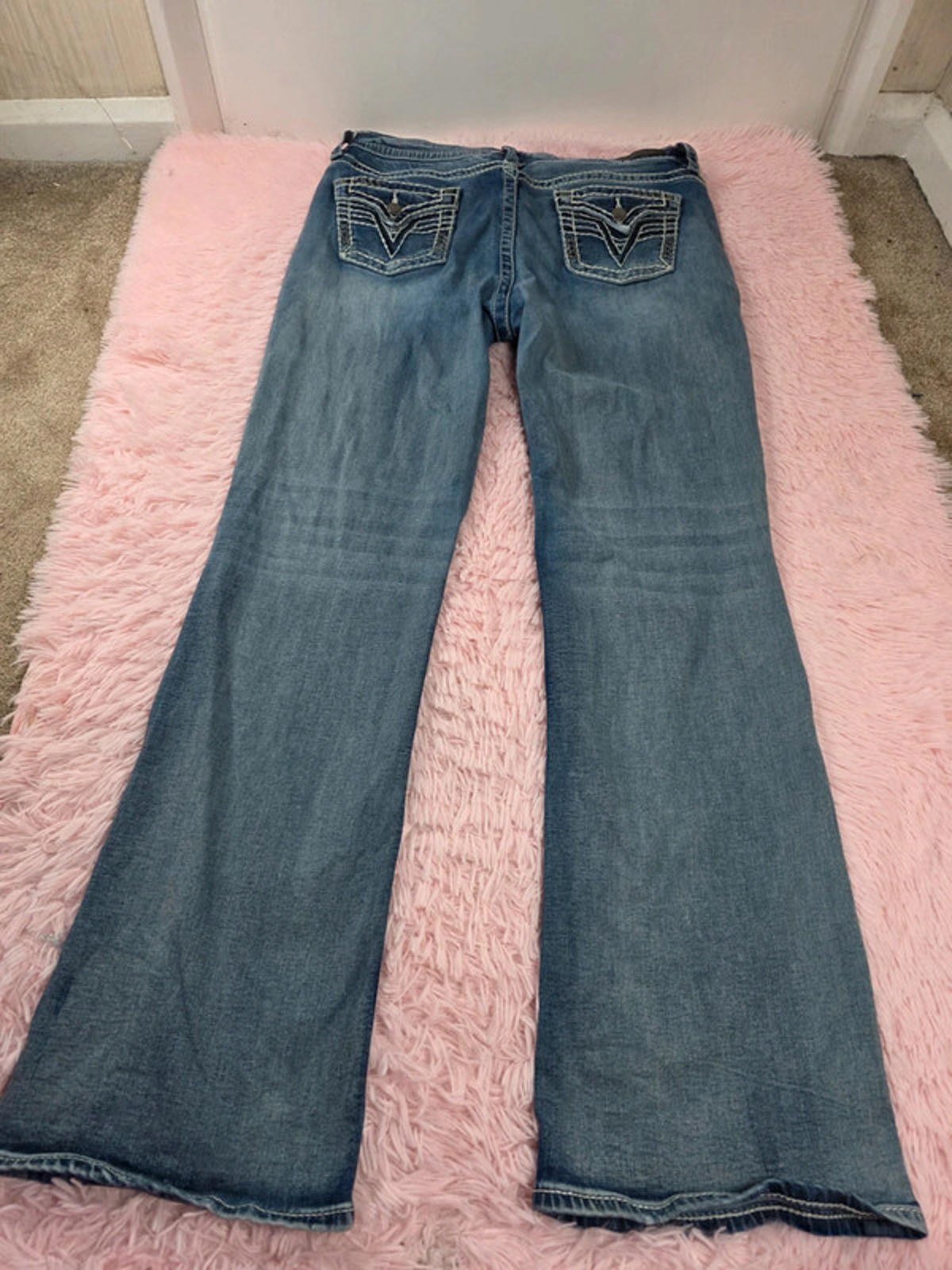Vintage Y2K Vigoss Mid Rise Slim Boot Jeans UK Size 18 Tall