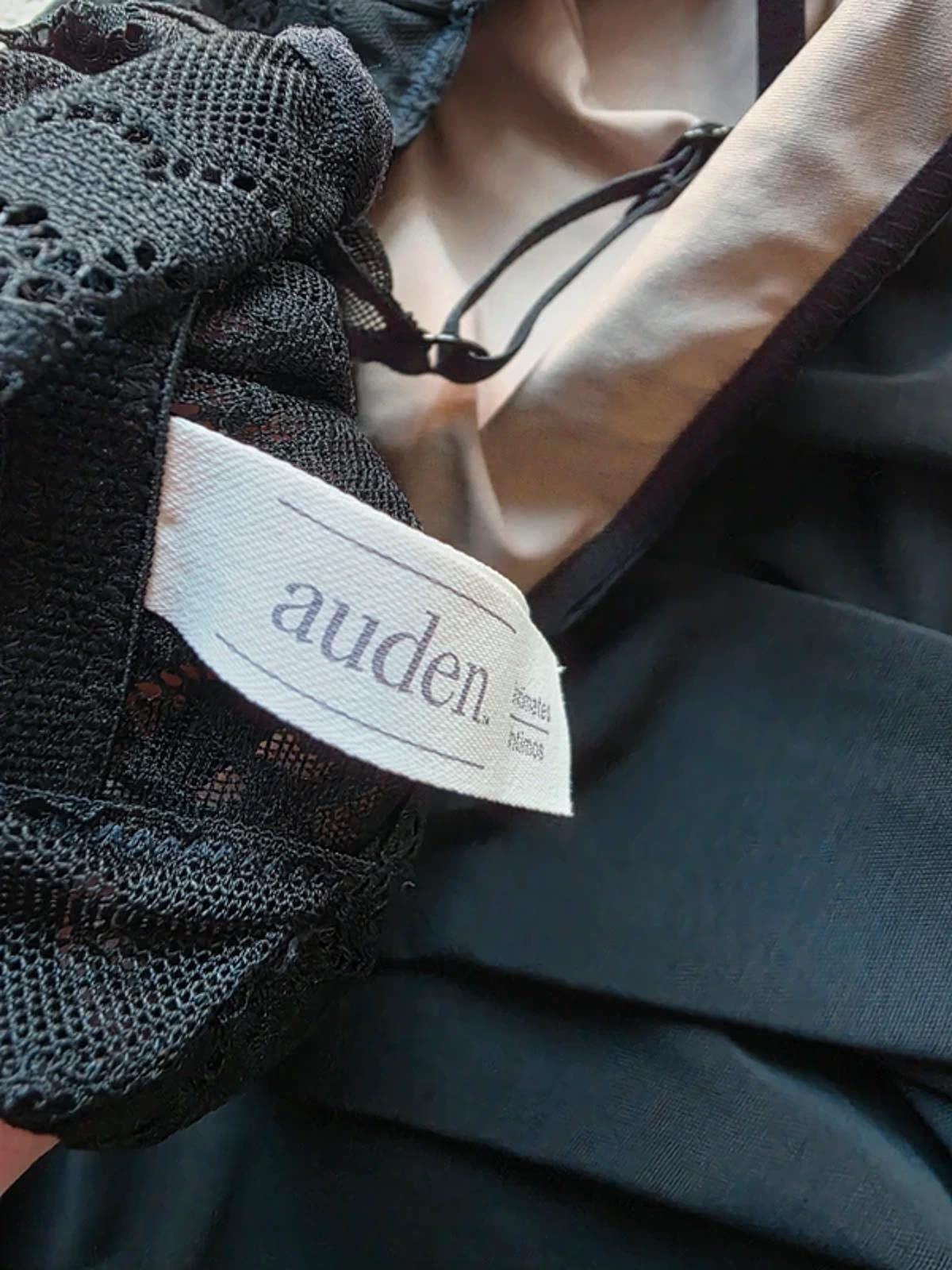 Vintage Y2K Auden Black Lace Babydoll Lingerie UK Size 10–12
