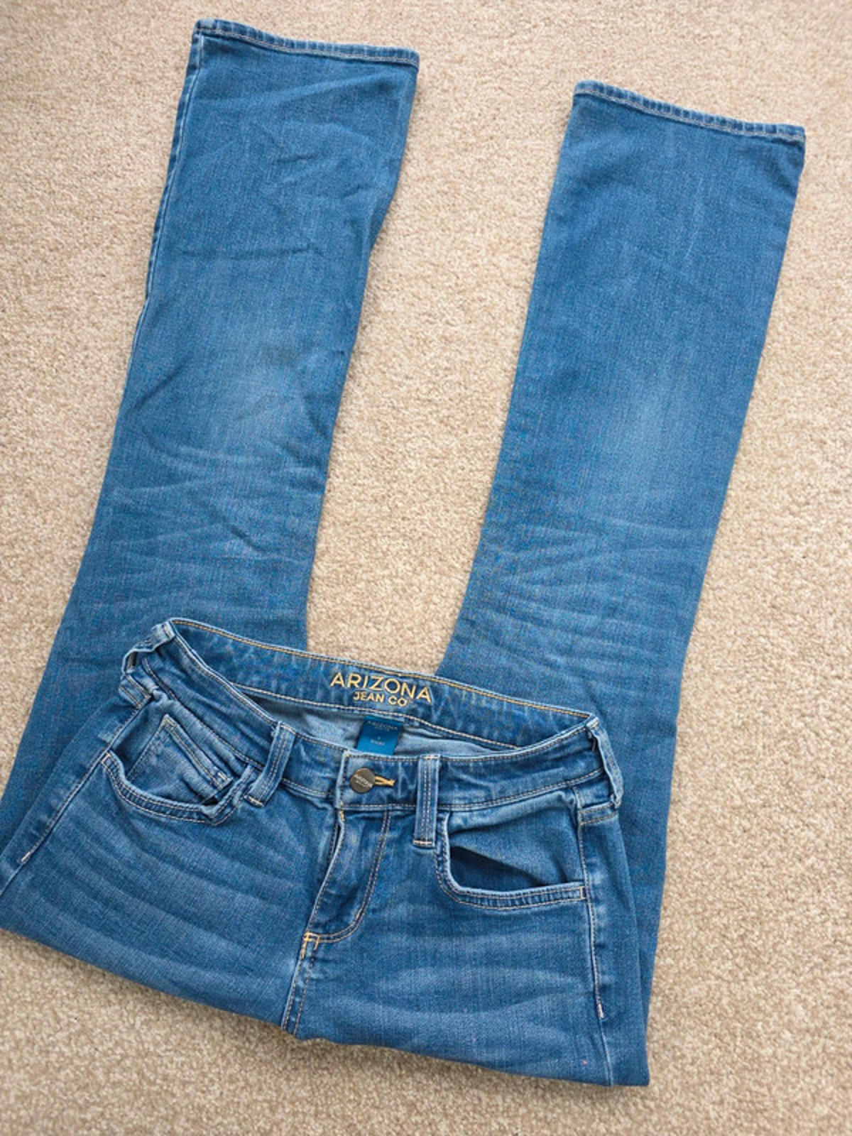 Vintage Y2K Arizona Jean Co Low Rise Bootcut Jeans UK Size 6 Petite