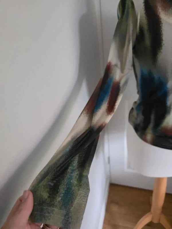 Janina Abstract Mesh Layered Top UK Size 6