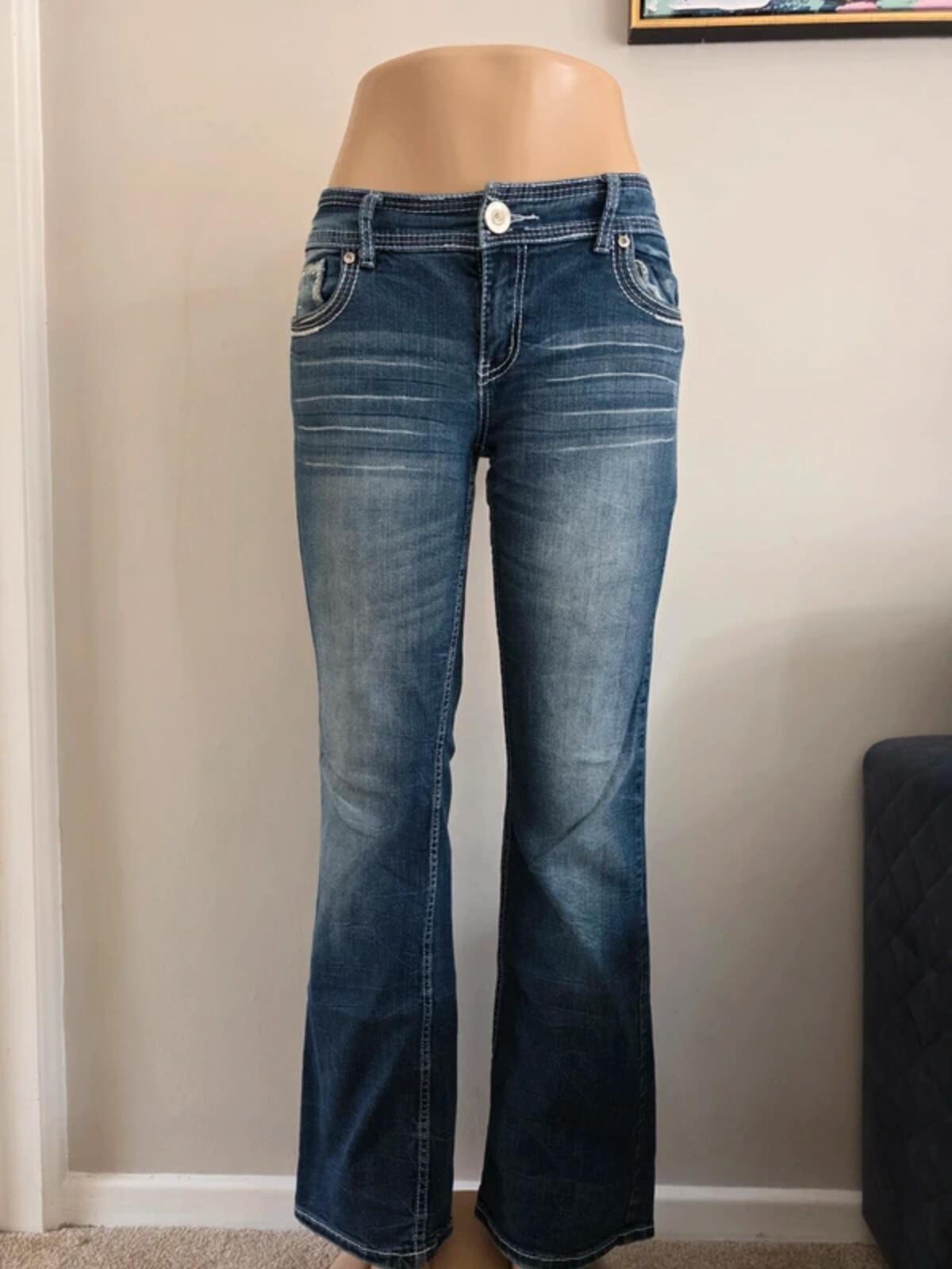 Ariya Jeans Low/Mid Rise Bootcut Jeans UK Size 14