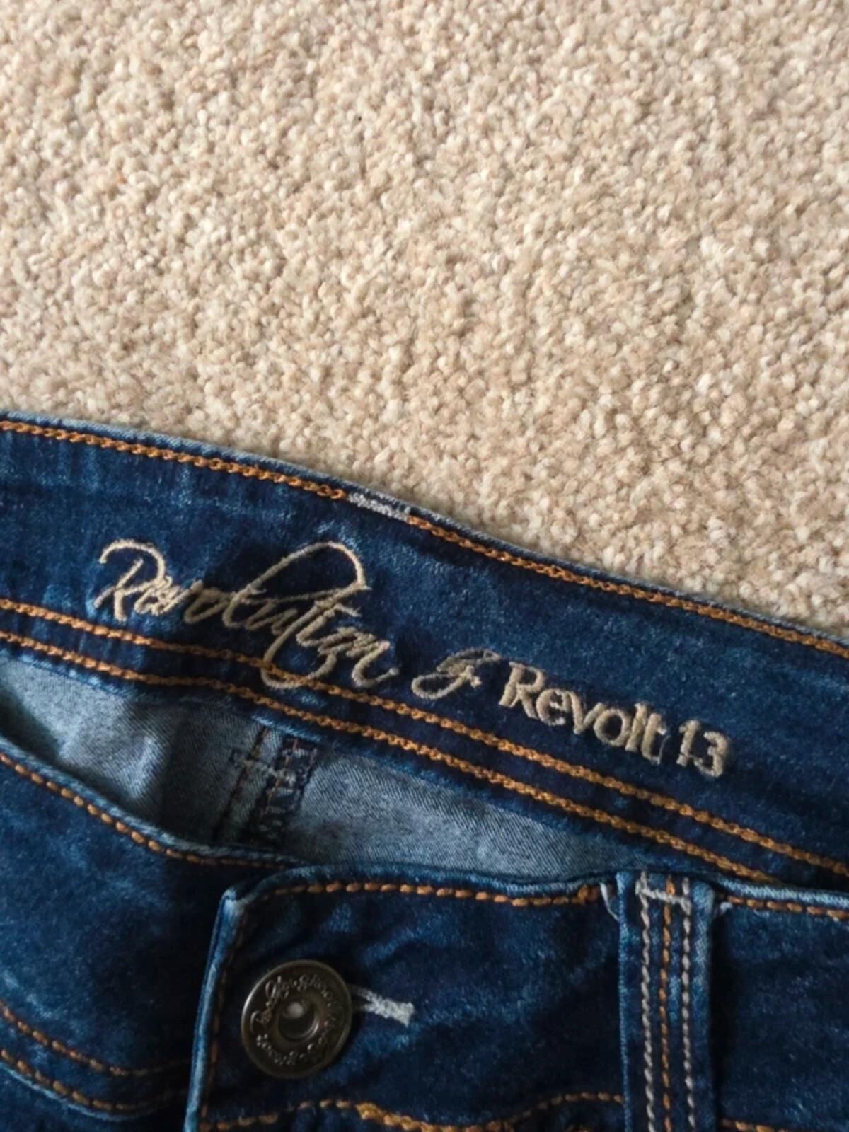 Revolt Low Rise Bootcut Vintage Y2K Jeans UK Size 10/12