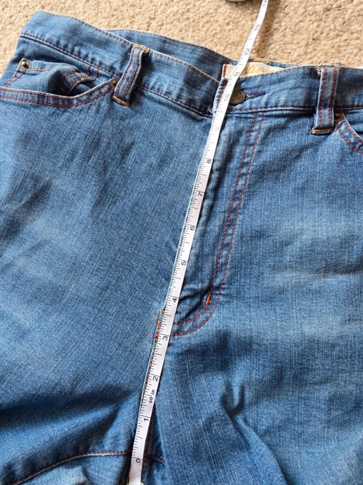 Vintage Y2K Antique Jeans High Rise Cropped Jeans UK Size 12