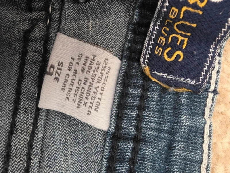 Luxury Blues Mid Rise Bootcut Vintage Y2K Jeans UK Size 12