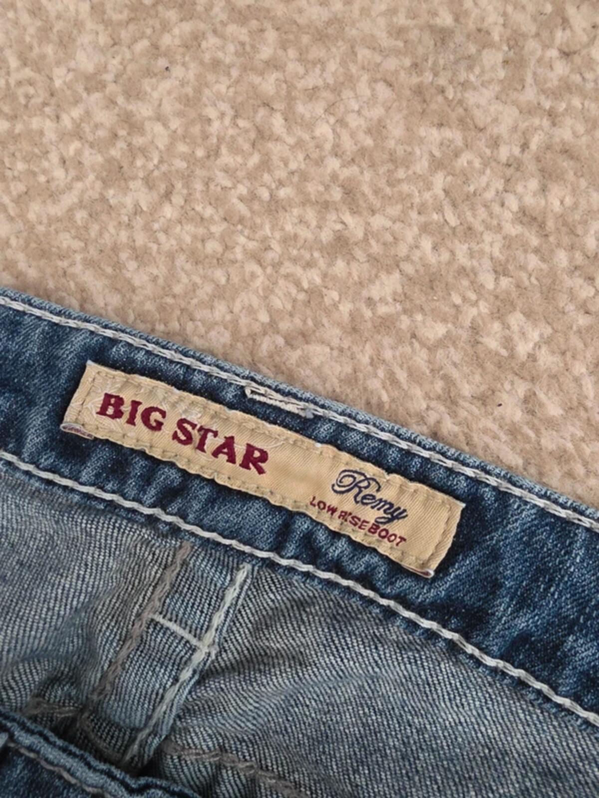 Big Star Ultra Low Rise Bootcut Jeans UK Size 8