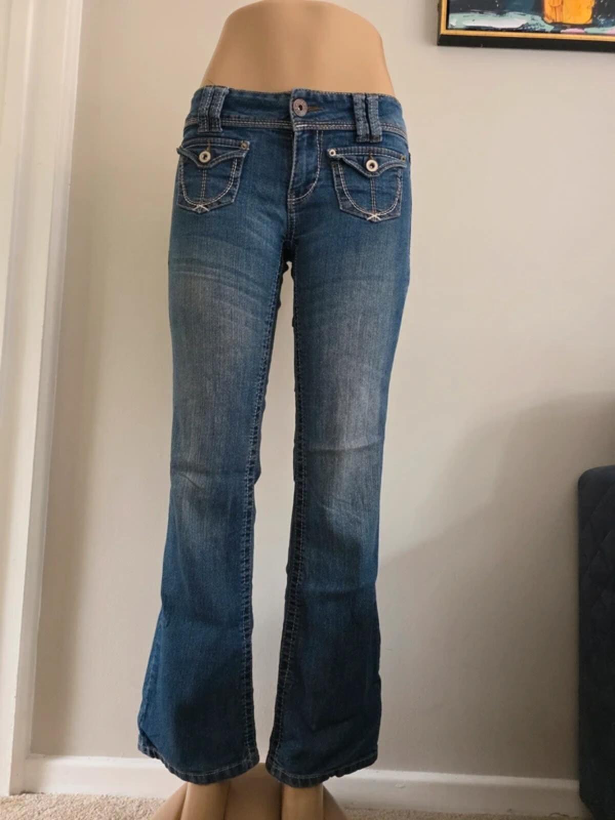No Boundaries Low Rise Bootcut Vintage Y2K Jeans UK Size 8