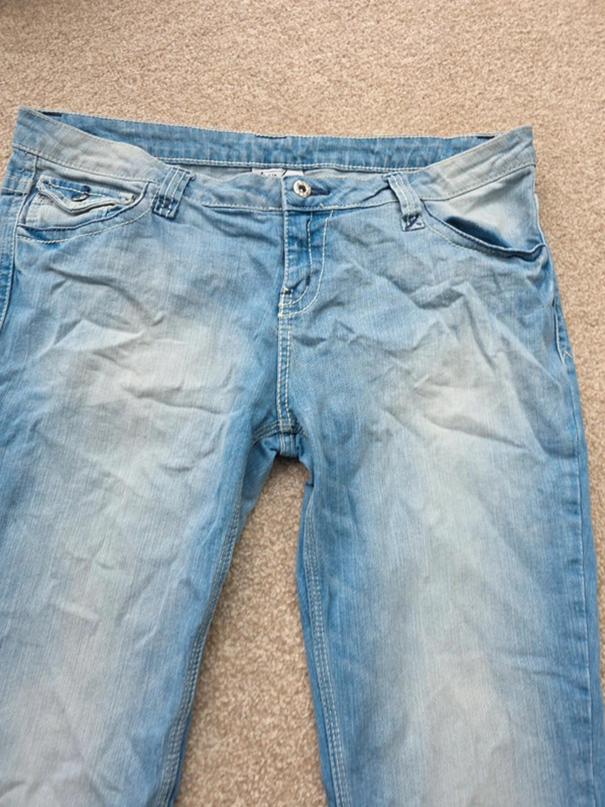 Vintage Y2K Okay Mid Rise Capri Jeans UK Size 18