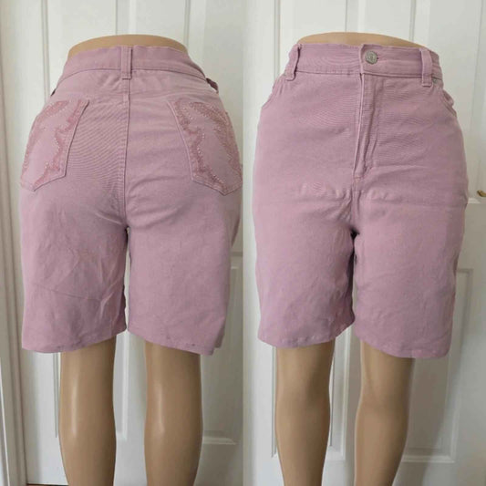 Gloria Vanderbilt Amanda Slimming Effect Vintage Y2K Shorts UK Size 14