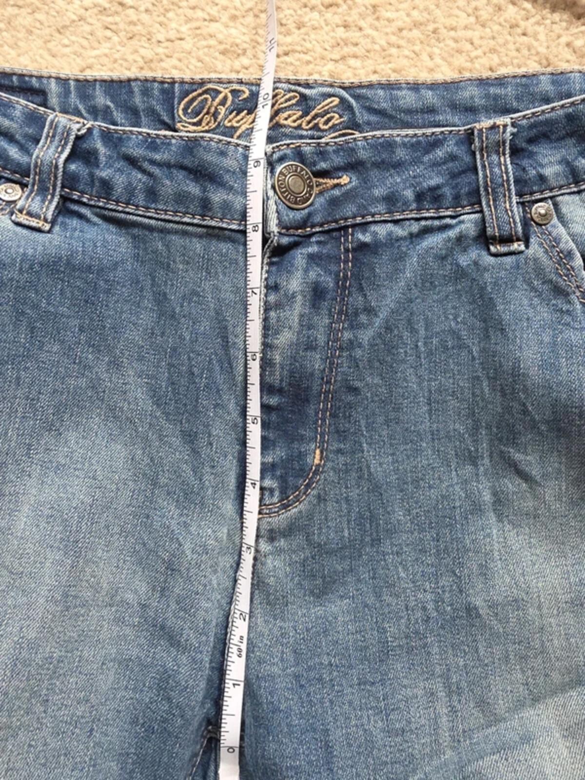 Buffalo David Bitton Mid Rise Straight Vintage Y2K Jeans UK Size 10/12 Petite