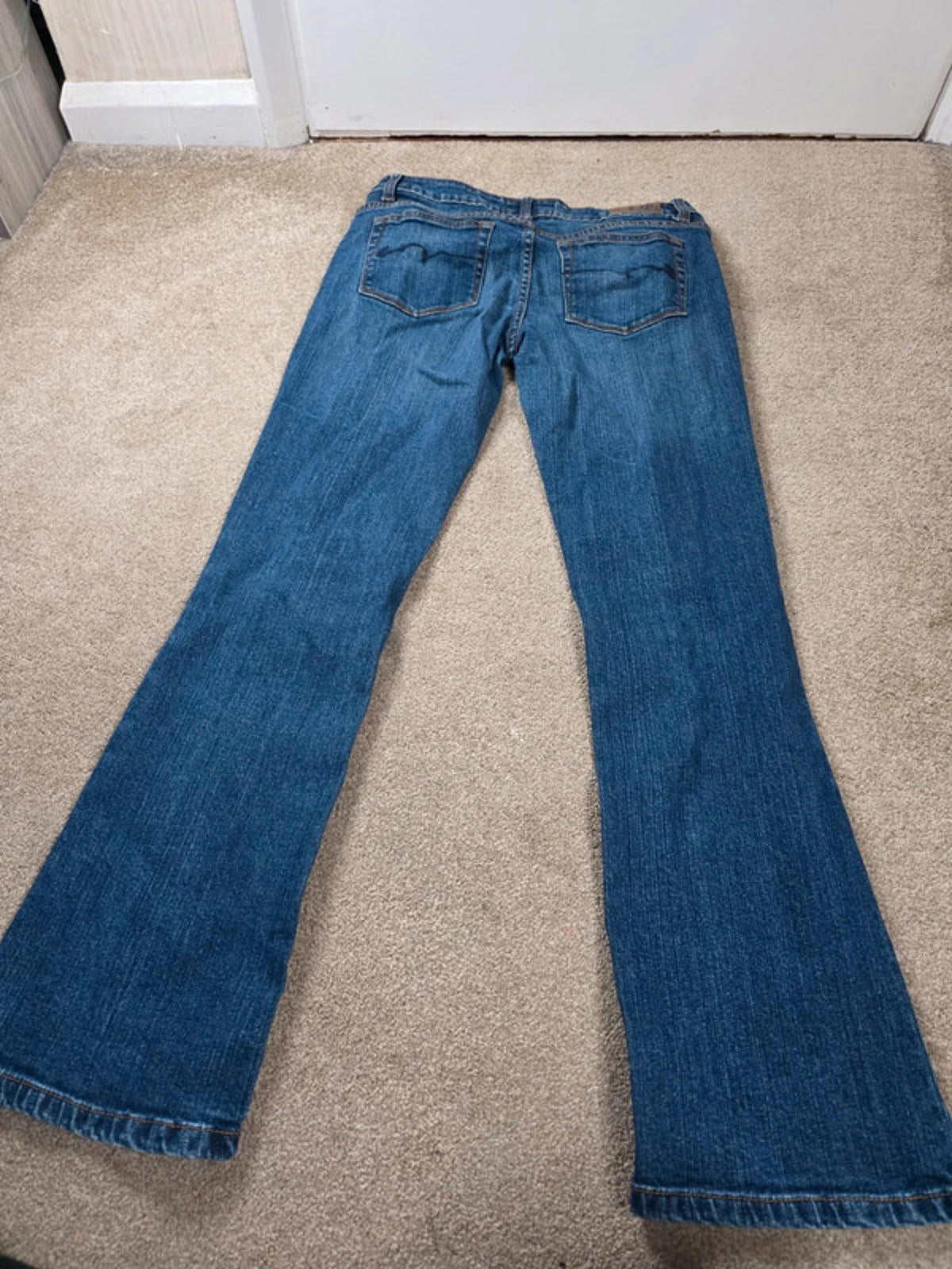 Vintage Y2K American Rag Low Rise Bootcut Jeans UK Size 10 Petite