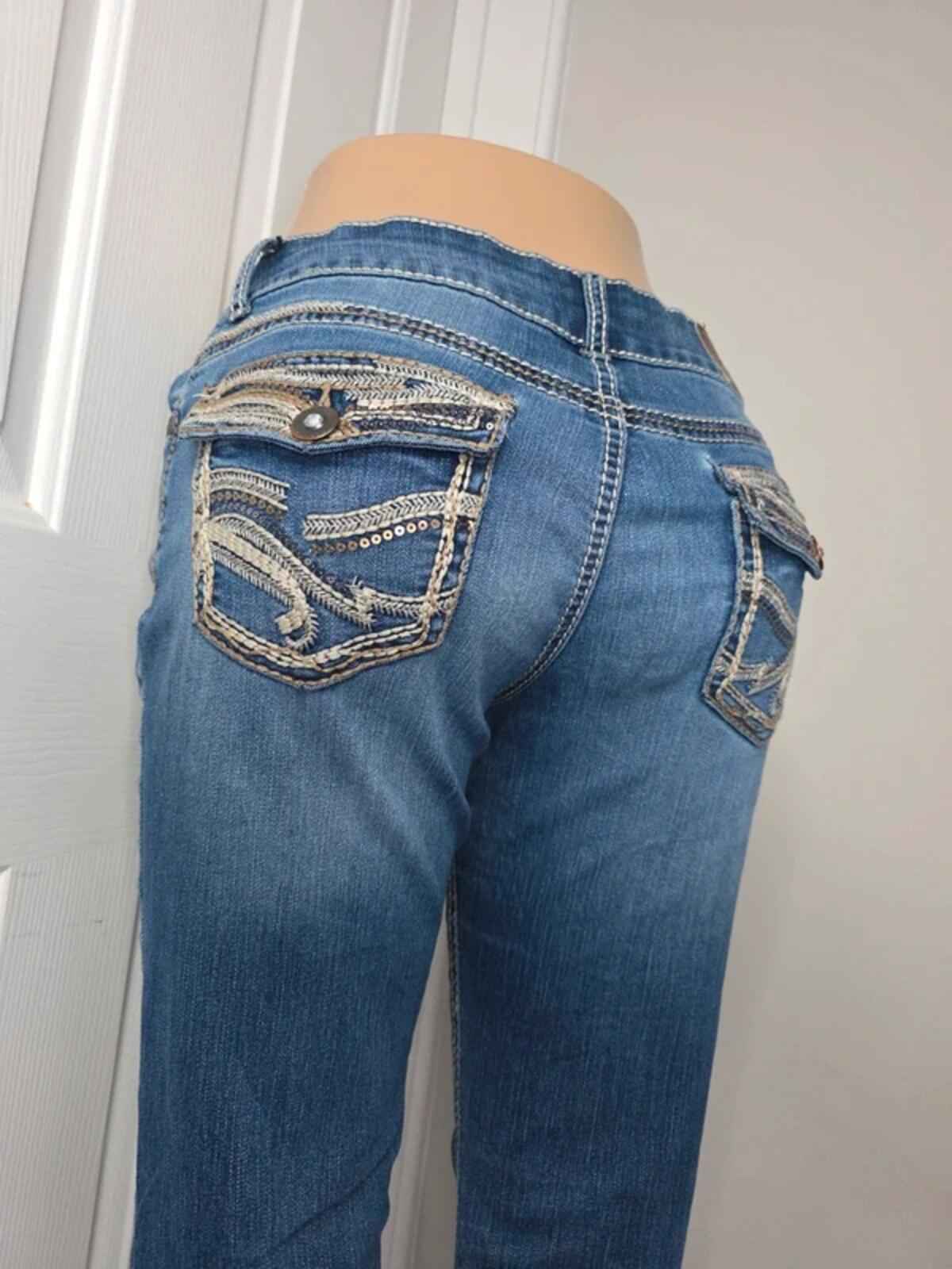 Maurices Low Rise Bootcut Jeans UK Size 10/12 Vintage Y2K