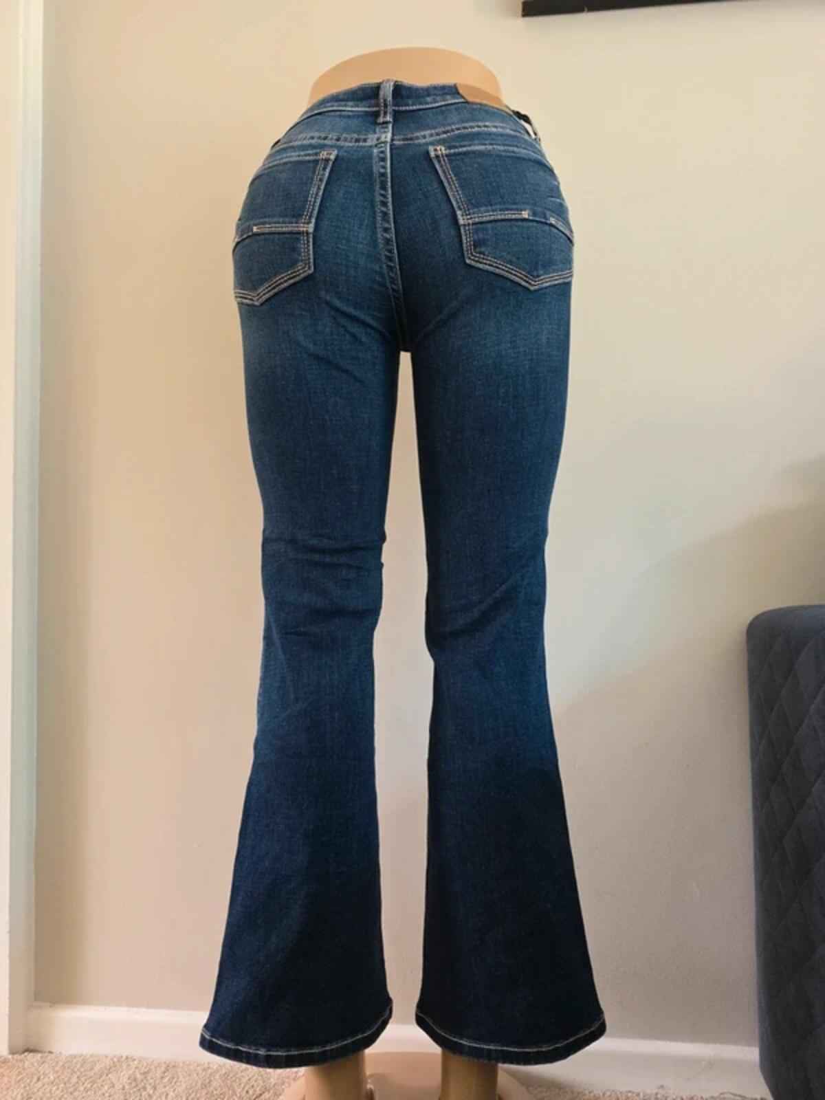 BKE Mid Rise Bootcut Vintage Y2K Jeans UK Size 6 Petite