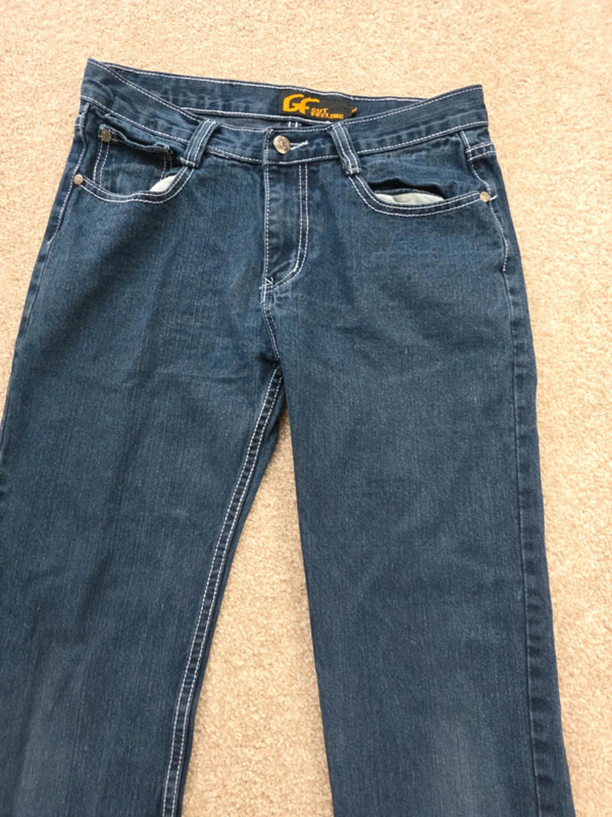 Vintage Y2K Gut Feeling Mid Rise Straight Jeans UK Size 10