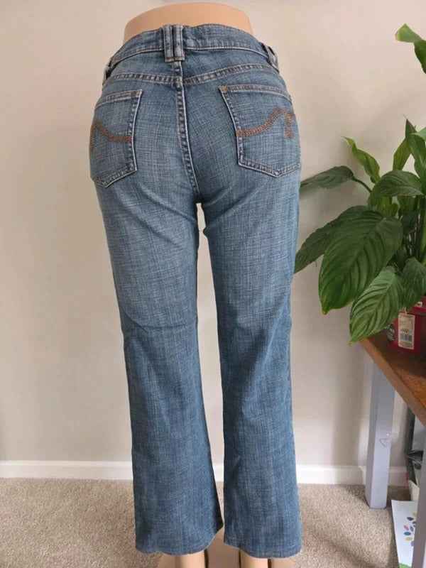 Street One Mid Rise Bootcut Jeans UK Size 8/10