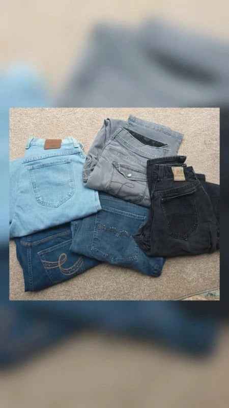 Lee Jeans Reseller Bundle x5 Pairs Vintage Y2K Bootcut Straight Leg Mum Jeans