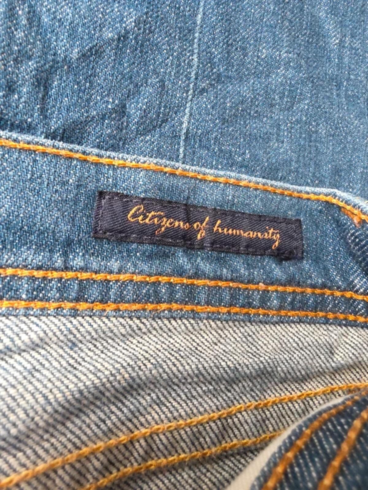Citizens of Humanity Ultra Low Rise Flared Jeans UK Size 6 Petite