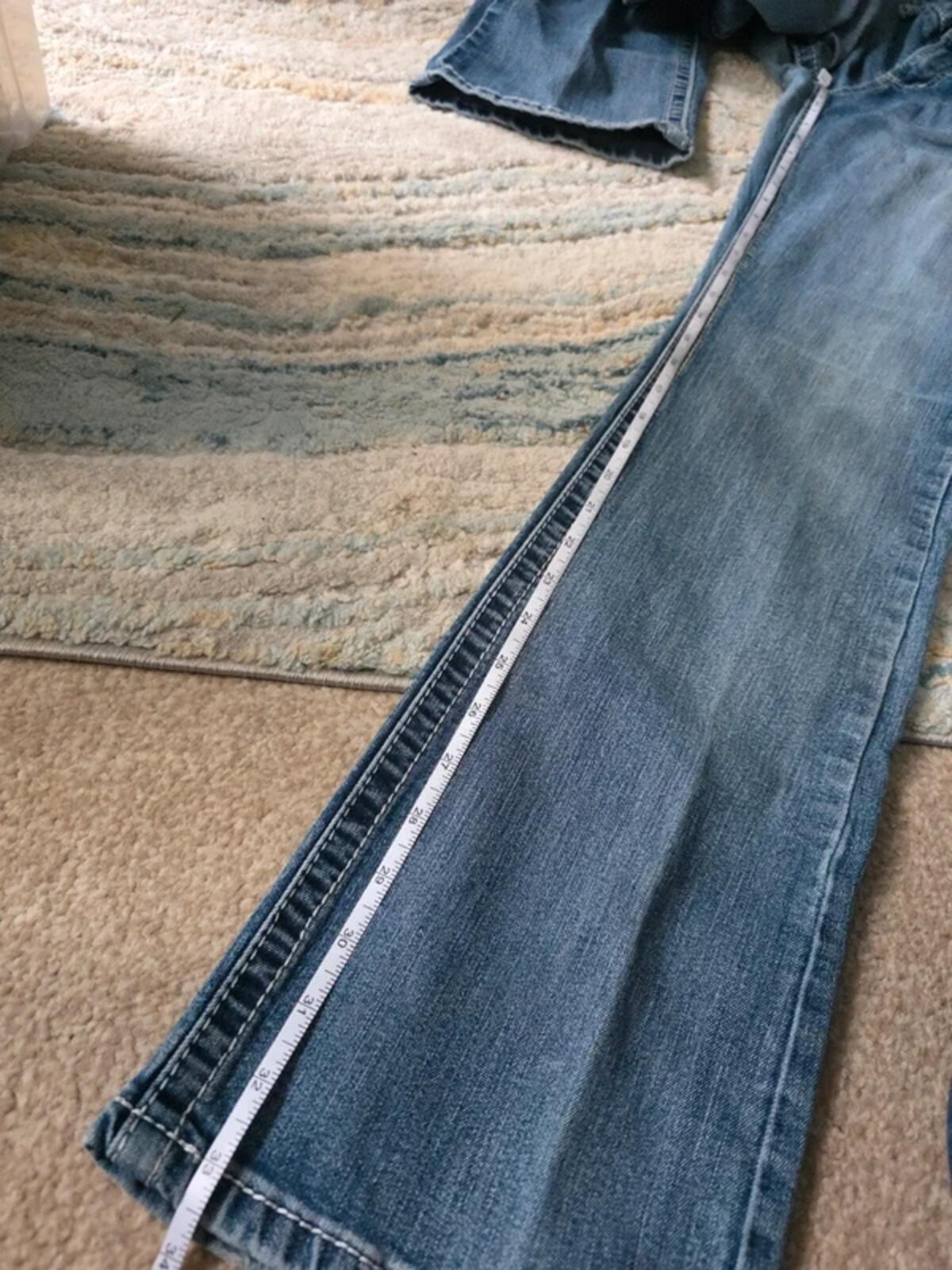 Maurices Tall Mid Rise Bootcut Jeans UK Size 12 Vintage Y2K Tall