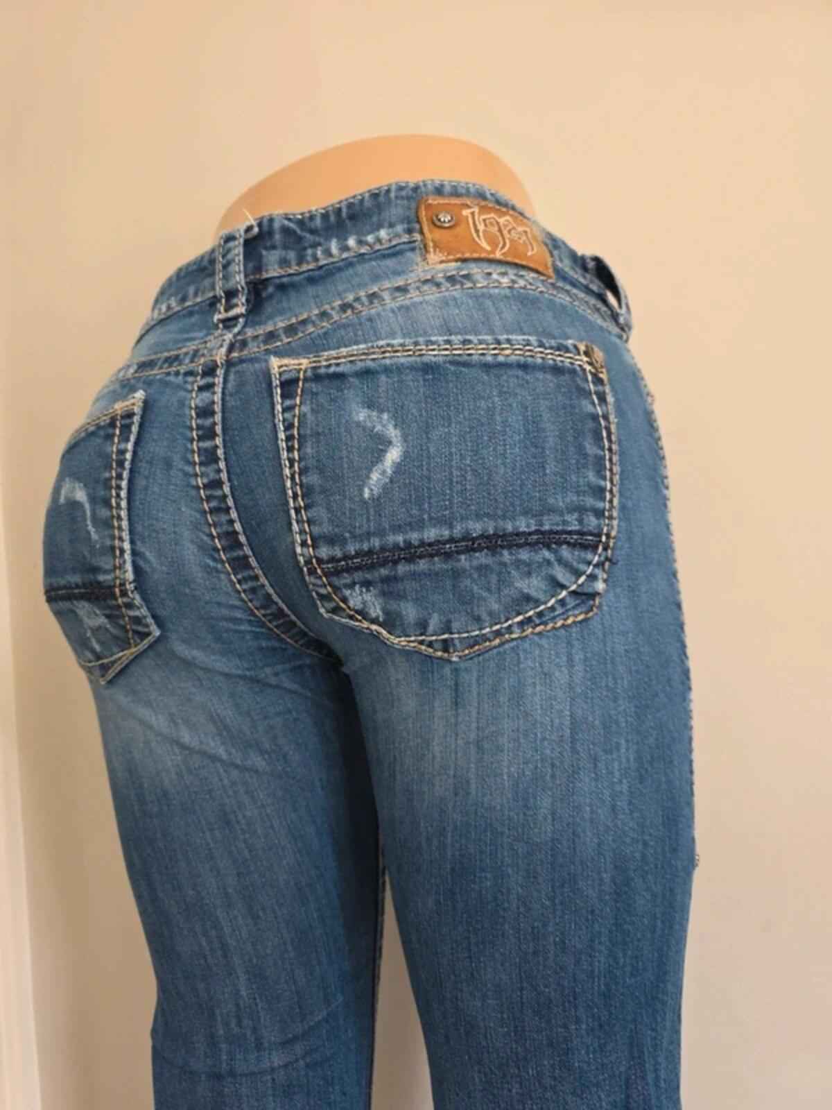 1921 Vintage Y2K Low Rise Straight Jeans UK Size 6/8 Tall