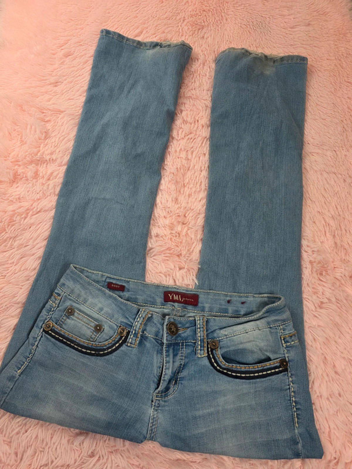 Y2K YMI Low Rise Bootcut Jeans UK Size 10