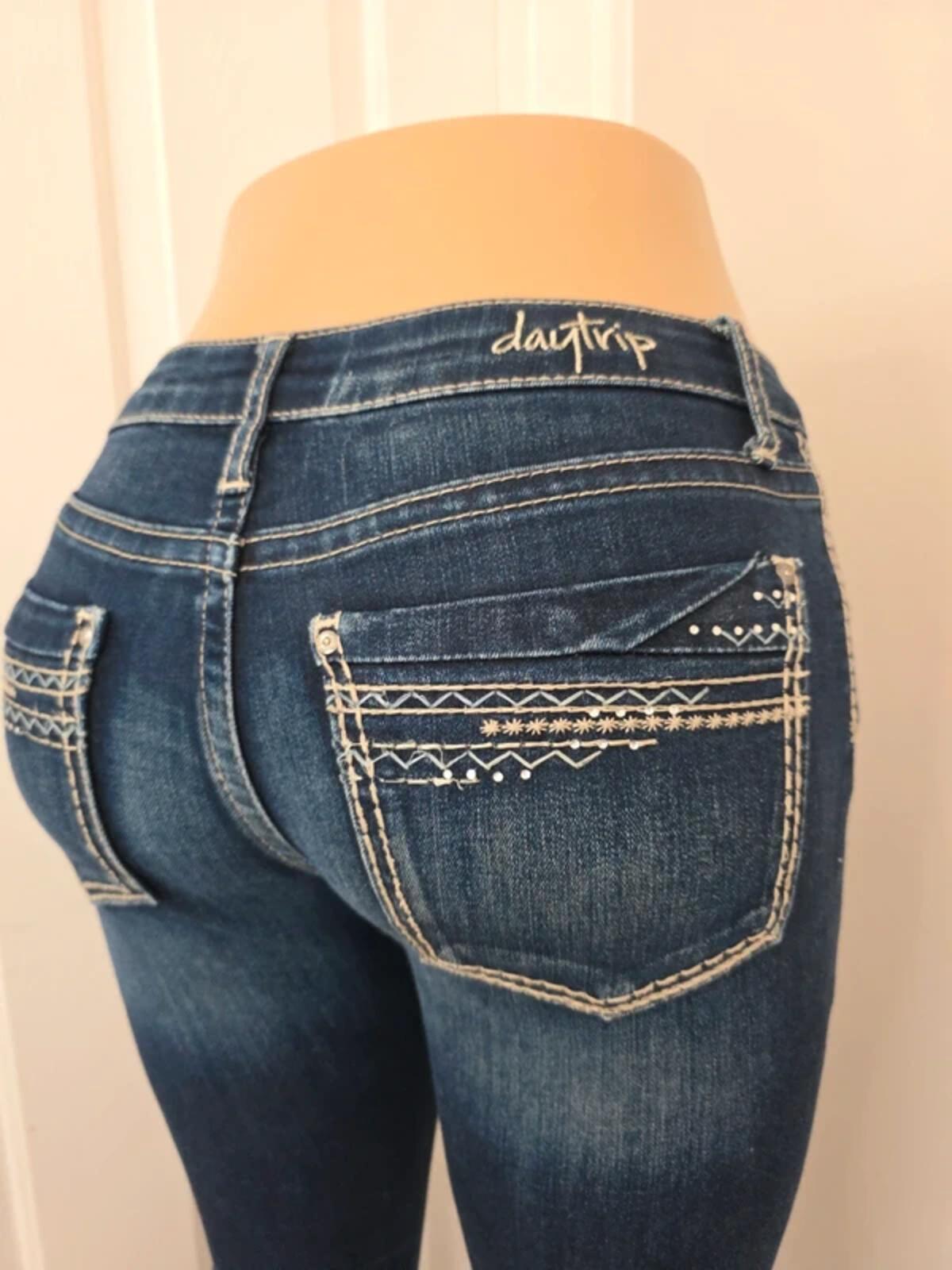Daytrip Low Rise Bootcut Vintage Y2K Jeans UK Size 4/6 Petite