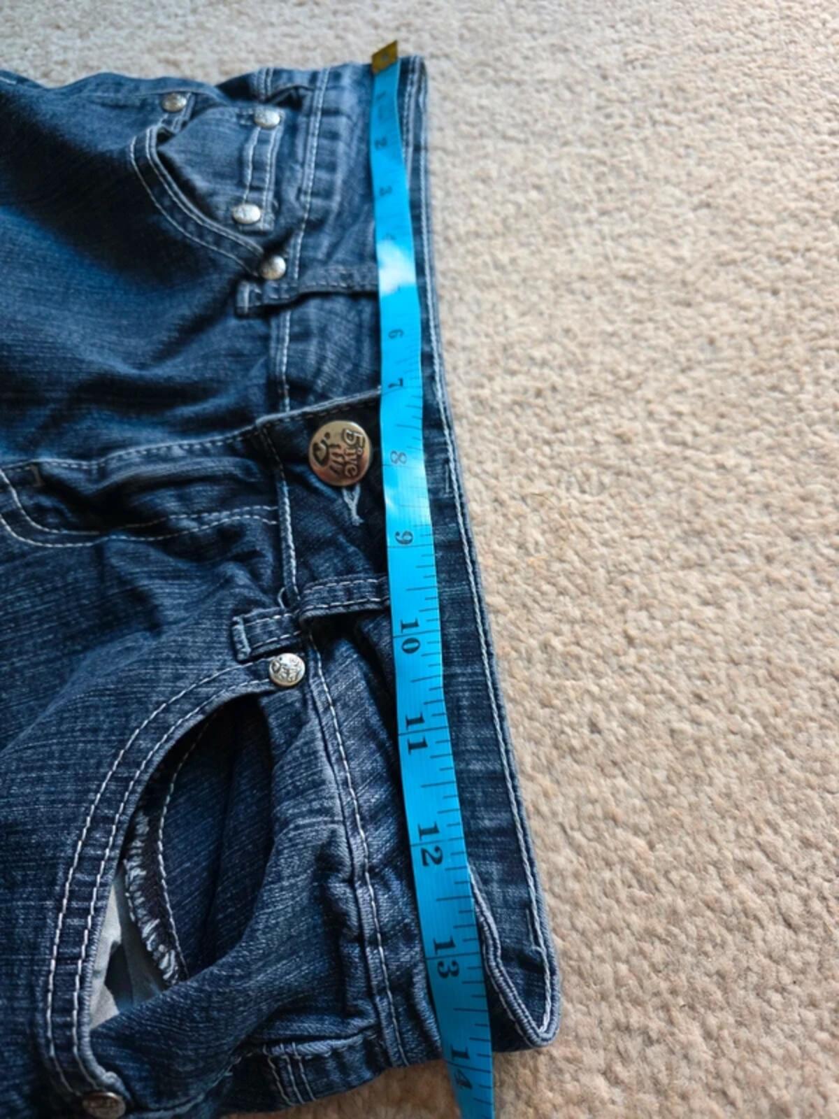 5ive Low Rise Bootcut Jeans UK Size 6