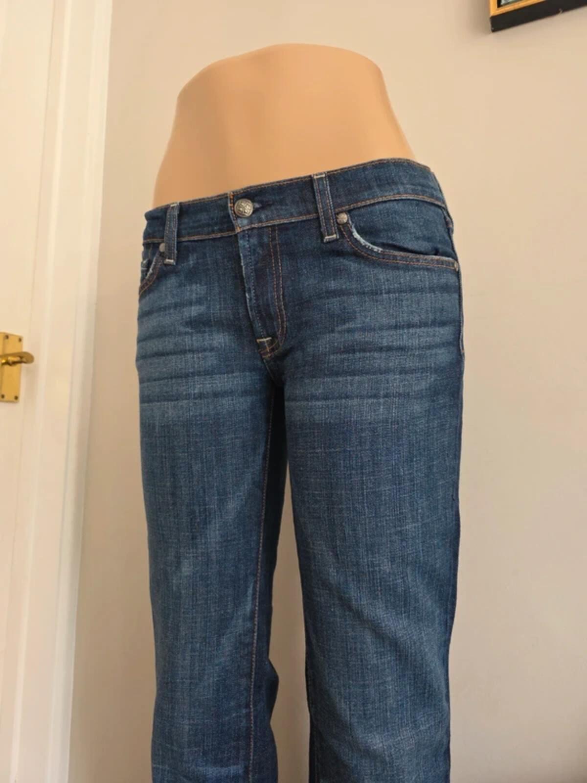 DPD Low Rise Bootcut Vintage Y2K Jeans UK Size 10 Tall