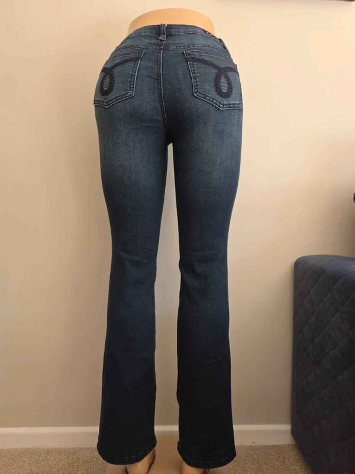 Earl Slim Boot Mid Rise Vintage Y2K Jeans UK Size 8