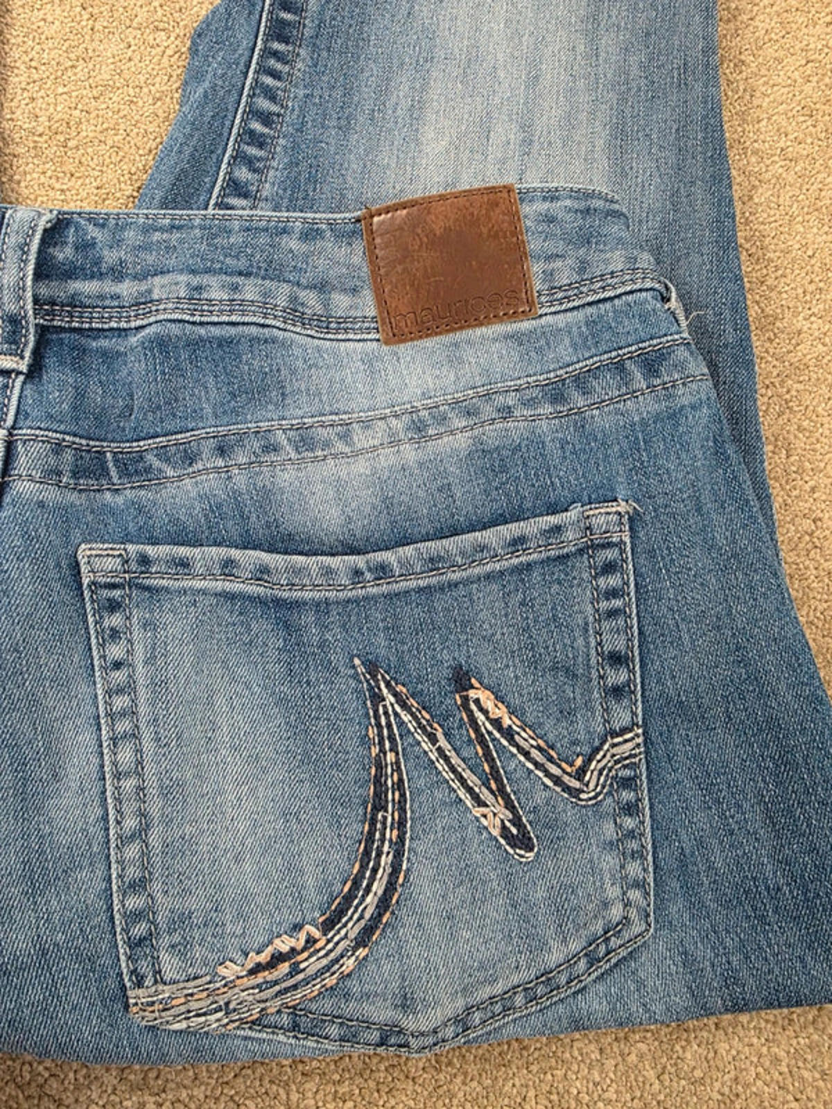 Vintage Y2K Maurice’s Low Rise Bootcut Jeans UK Size 12 Petite