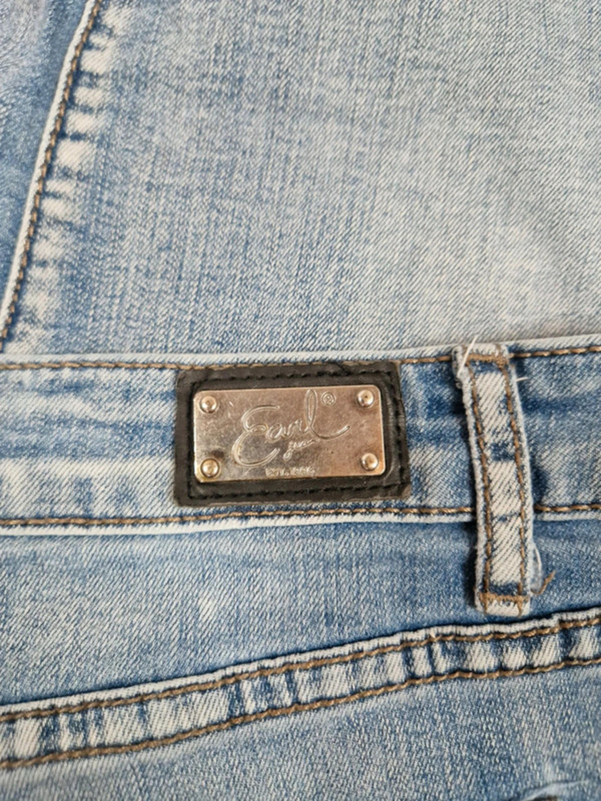Vintage Y2K Earl Jeans Mid Rise Cropped Jeans UK Size 14/16