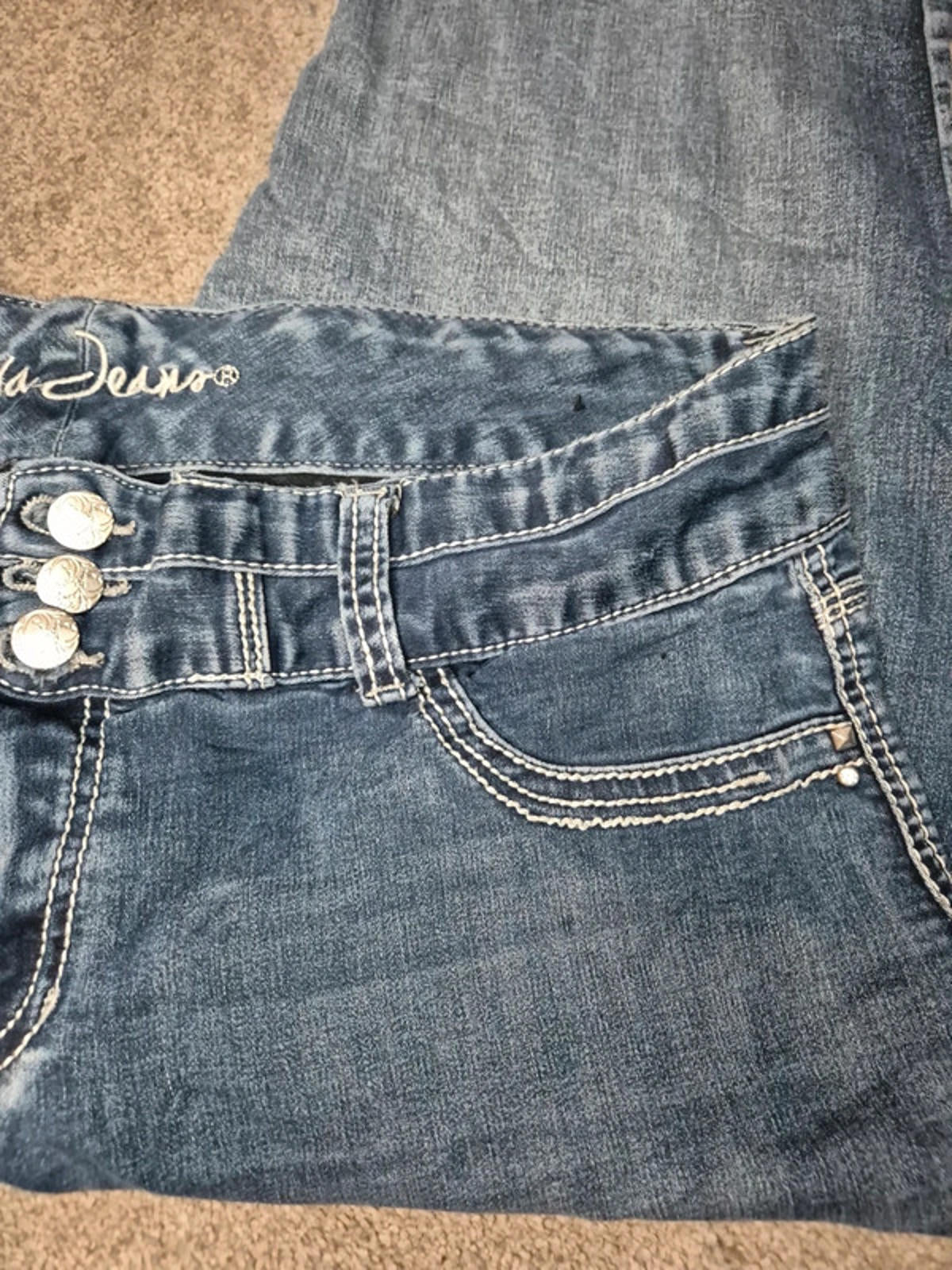 Vintage Y2K Arya Jeans Mid Rise Skinny Denim – UK 16 '