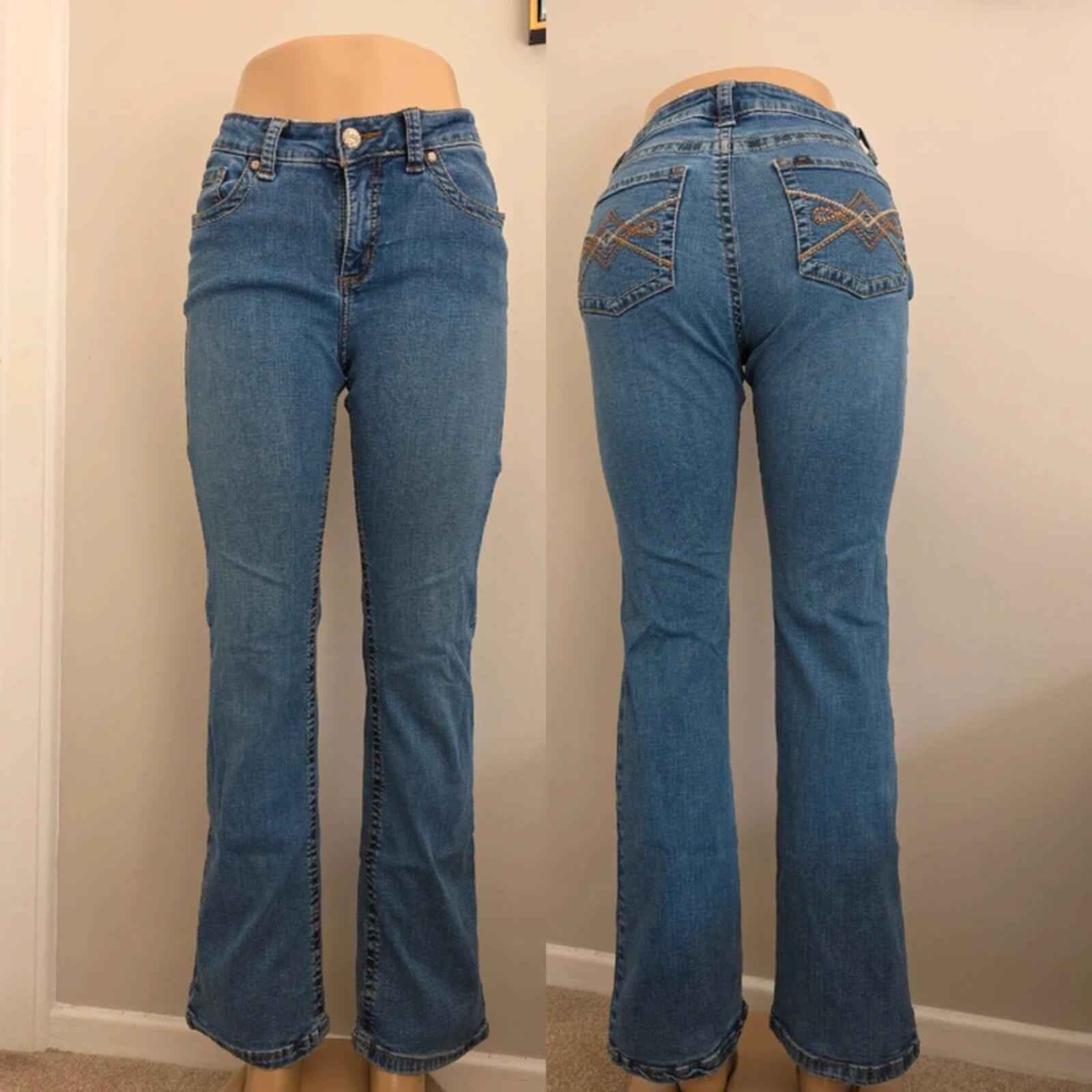 Lee Mid Rise Baby Boot Vintage Y2K Jeans UK Size 10 Petite