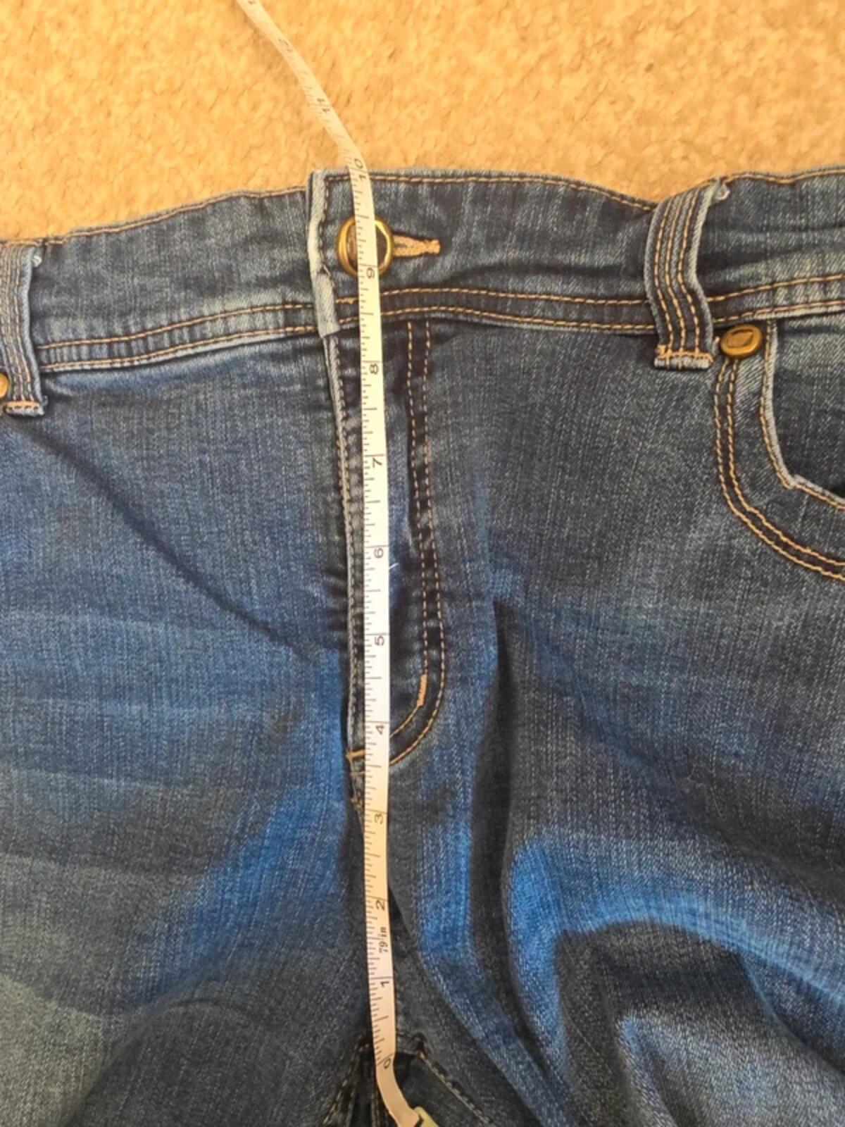 Chico's Mid Rise Skinny Jeans UK Size 14 Petite