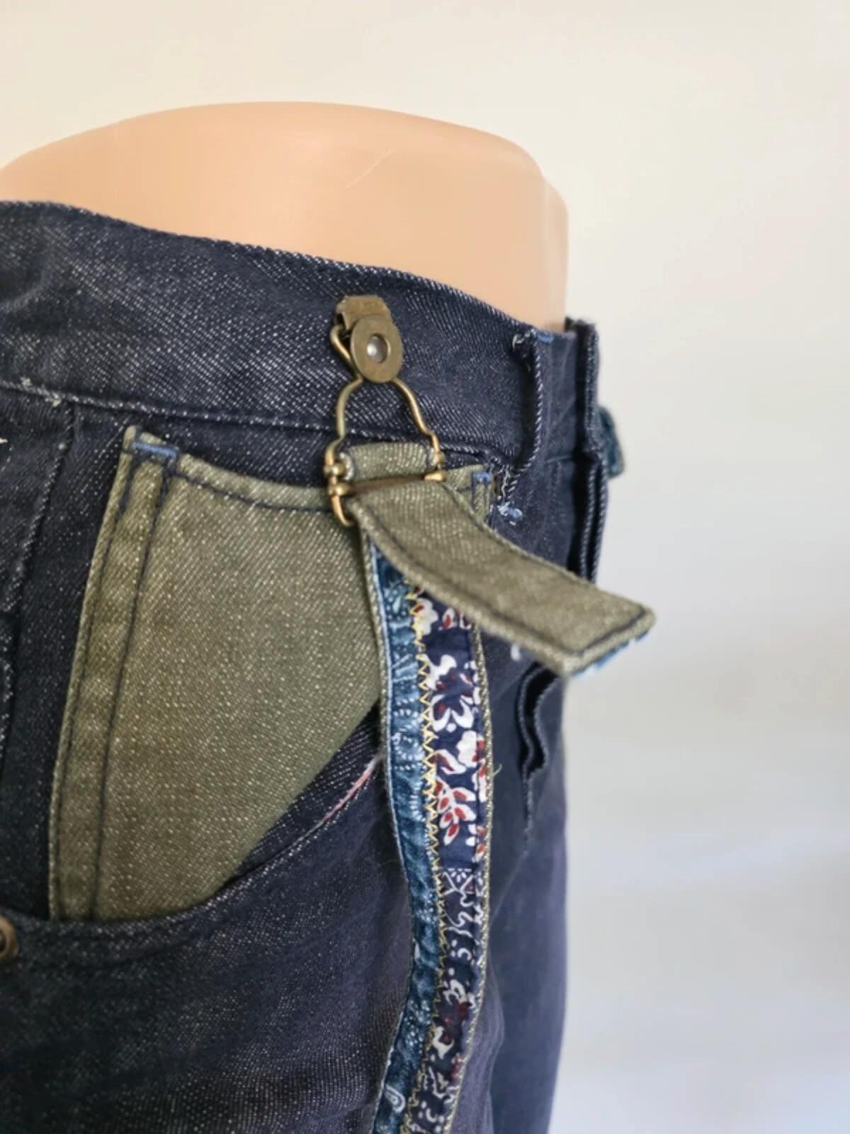Special High Rise Capri Street Wear Jeans UK Size 10