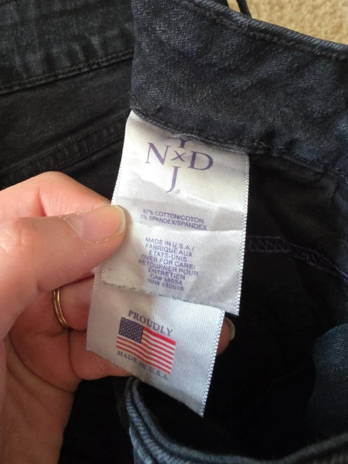 NYDJ Mid Rise Bootcut Vintage Y2K Jeans UK Size 8