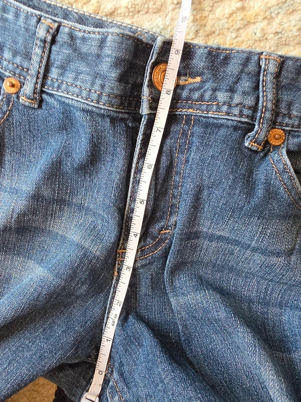 Maurices Mid Rise Flared Vintage Y2K Jeans UK Size 10/12 Petite
