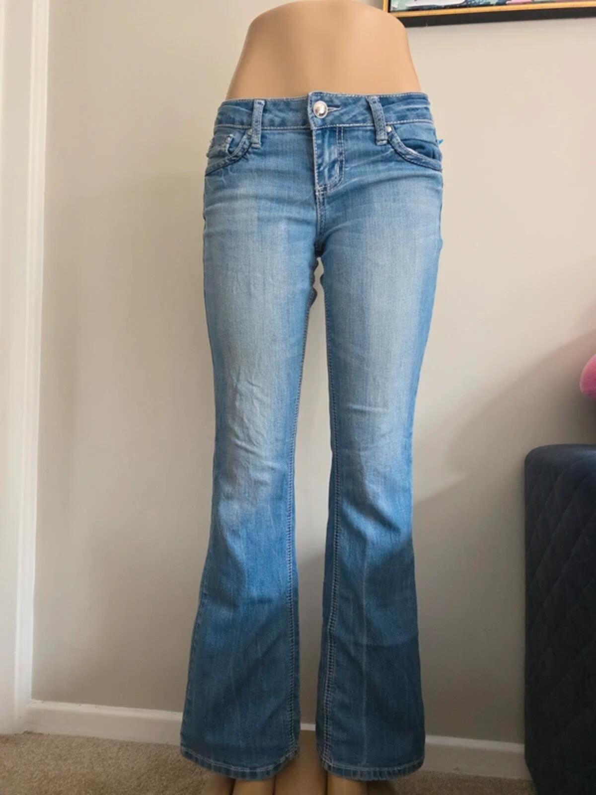 ZCO Jeans Low Rise Bootcut Vintage Y2K Jeans UK Size 10