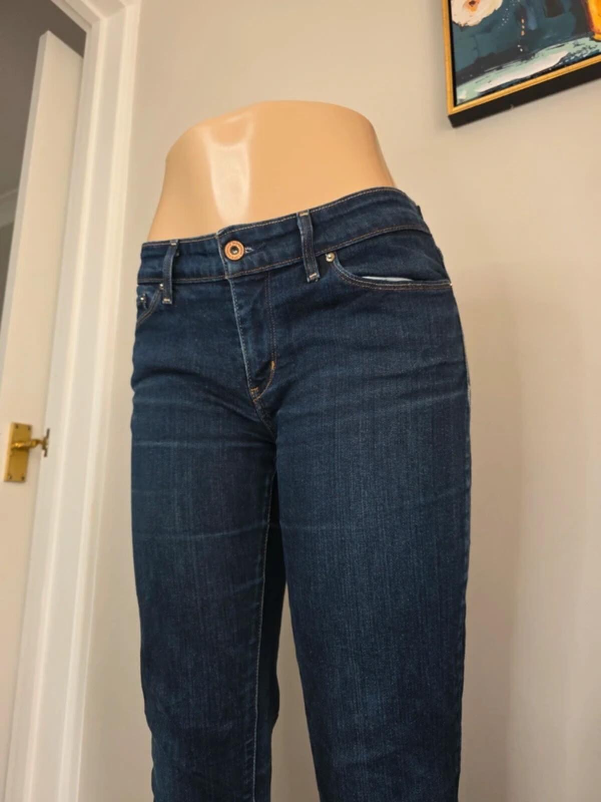 Levi's Denizen Low Rise Skinny Vintage Y2K Jeans UK Size 8