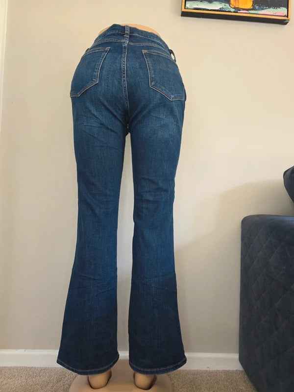 St John's Bay Vintage Y2K High Rise Bootcut Jeans UK Size 10/12